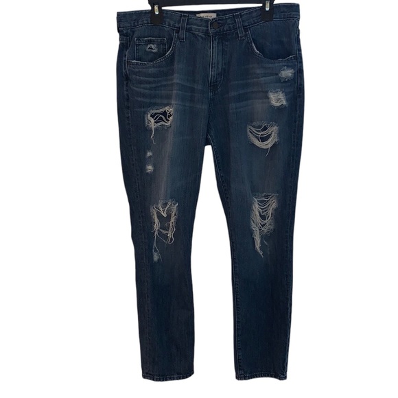 Big Star Distressed Skinny Jeans Billie Slim Slouch - Size 30 / 12 - Picture 4 of 12